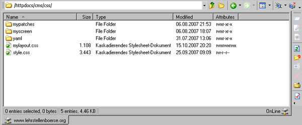 YAML-Ordnerstruktur